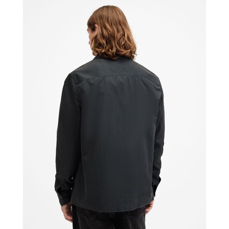 AllSaints Sanpha Relaxed Fit Herringbone Shirt image number 1